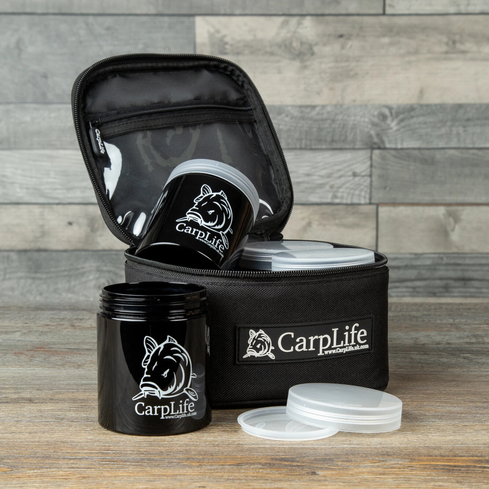 CarpLife 4 Pot Glug Tub Set - Carp Fishing Hookbait Pot Kit