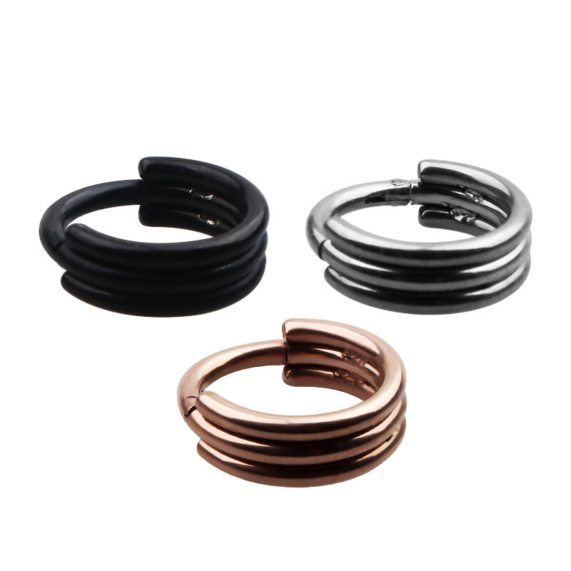 PEAKLINK 16G Incernierato Setto Clicker Anello Naso Anello In - Foto 8