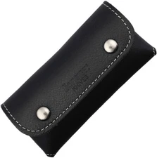 LionSTEEL Big Horizontal Black Leather Knife Sheath 900FD01PL