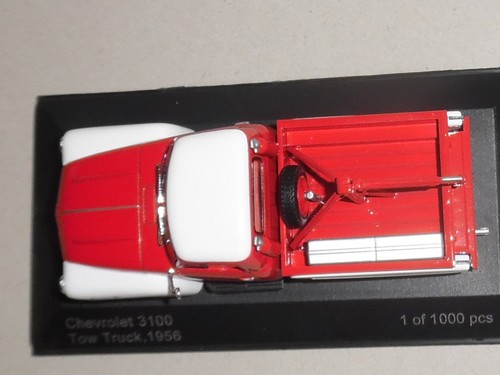 Camión de remolque Chevrolet 3100 1956 rojo y blanco 1000 piezas Whitebox. Whi 233. - Imagen 10 de 12