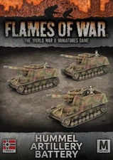 Flames of War GBX133 Hummel 15cm SP Artillery Battery (3 Guns) Gaming Miniatures