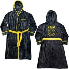 Nirvana 'Happy Face Smile' Bathrobe - NEW OFFICIAL