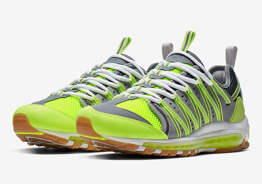 Nike CLOT x Air Max 97 Volt Grey Gum AO2134-700 Size 4.5M 6W