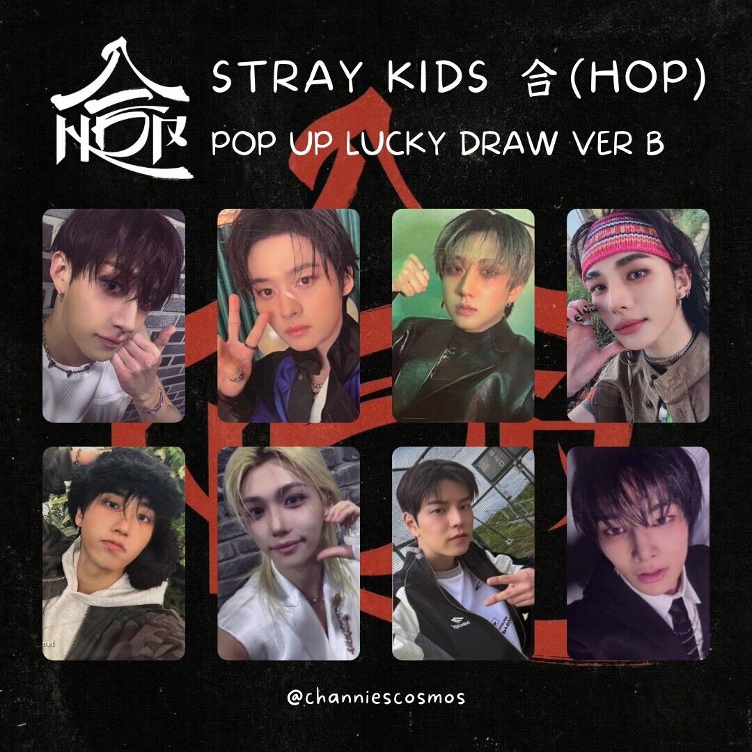 STRAY KIDS SKZHOP HIPTAPE '合 (HOP)' POP-UP LUCKY DRAW LD STRAY KIDS SKZHOP HIPTAPE '合 (HOP)' POP-UP LUCKY DRAW LD