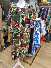 African Print short gown designed Ankara women clothing dashiki Maxi dress