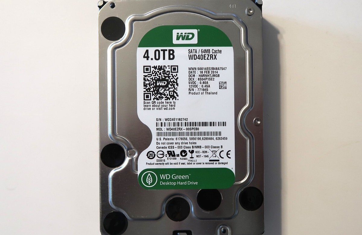 External Hard Drive 4tb Western Digital Green WD40EZRX 4TB 3.5