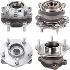 Front Rear Wheel Bearings Hub for 2009 2010-2018 Nissan Altima Maxima 3.5L V6