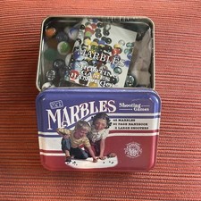 Channel Craft Old-Fashioned Shooting Marble Game in Classic Tin