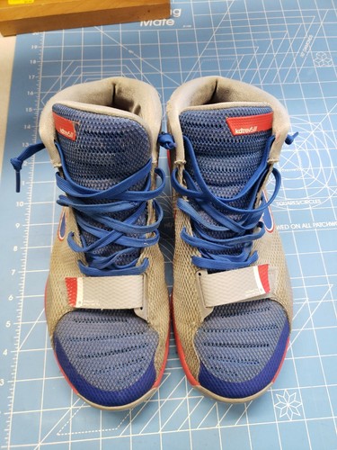 Nike KD TREY 5 III Zoom Gray Blue Red 