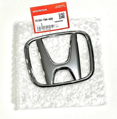 Honda Civic Si 2016-2021 Front Emblem Grille Chrome  H  4DR 2DR HB 75700-TBA-A00