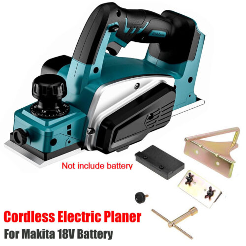 82mm Electric Handheld Cordless Planer Wood For Makita Battery 800W 15200RPM - Picture 8 of 9