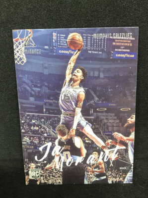 2019-20 Panini Chronicles Ja Morant Rookie Card RC Luminance SP Grizzlies #165
