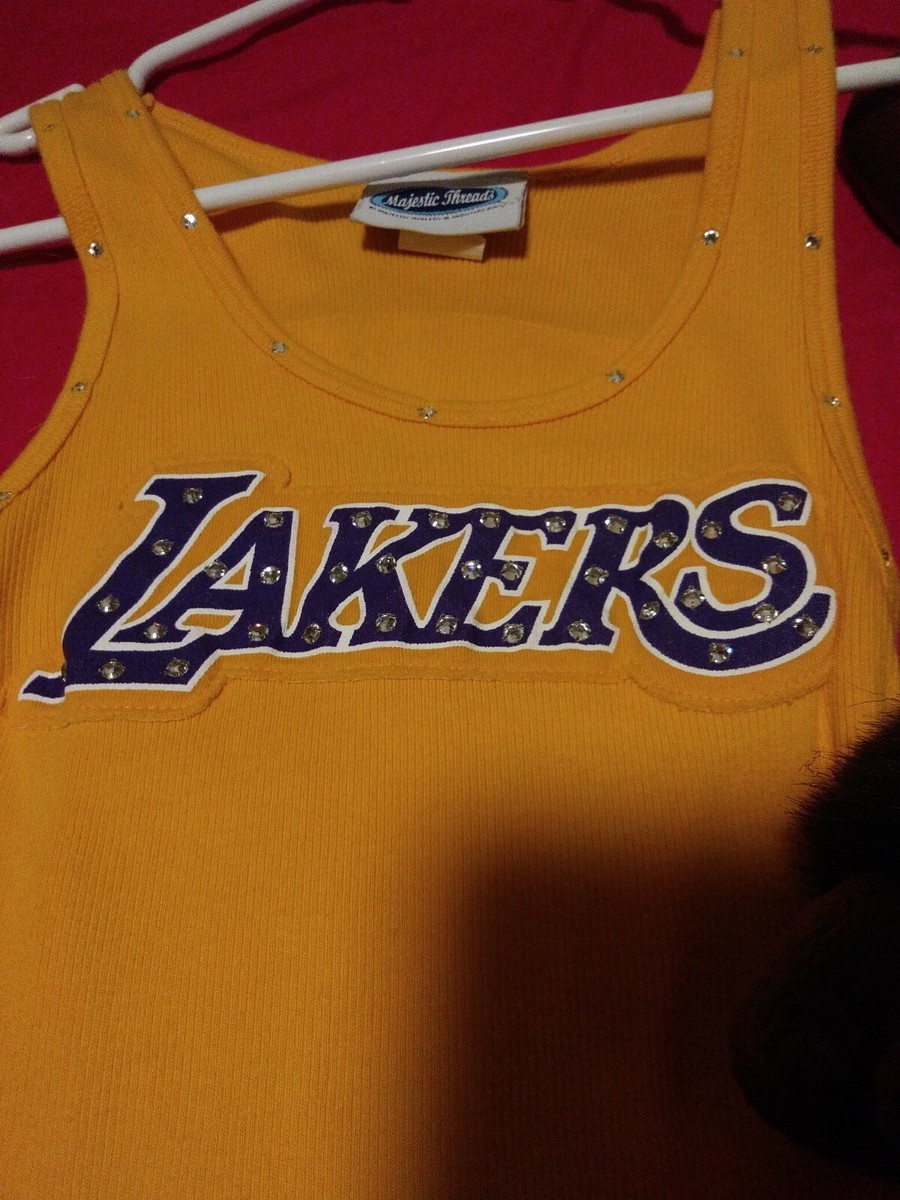 ◎90s Majestic Los Angeles Lakers タンクトップ Majestic Threads LA Lakers Tank Top medium Bryant 24 Build-A-Bear