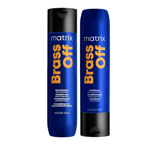 Matrix Haircare Brass Off Shampoo 300ml Conditioner 300ml - Foto 1 di 1