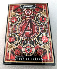 Marvel Avengers Infinity Theory 11 Premium Deck Playing Red Foil Cards New MIP