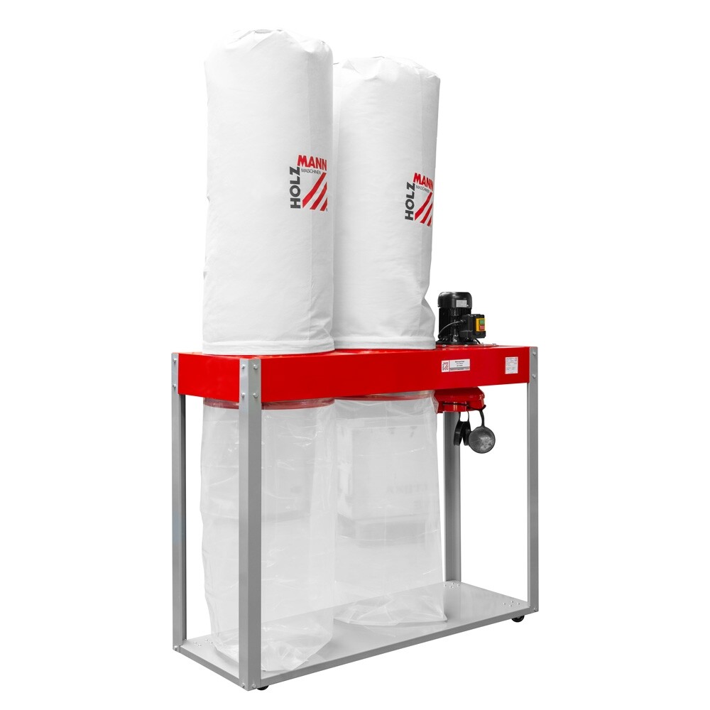 Produktbild von BAMATO Absauganlage AB-110 Inkl. Adapter- Und Filtersackset – 1100 W, 230 V, Unterdruck 2500 Pa, Für Holzspäne