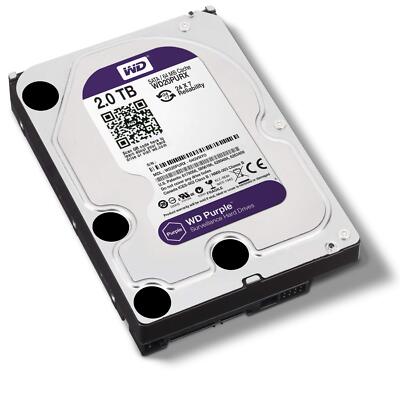 Wd WD20PURX Purple 2TB 5.4k SATA 6Gbps 64MB Cache 3.5