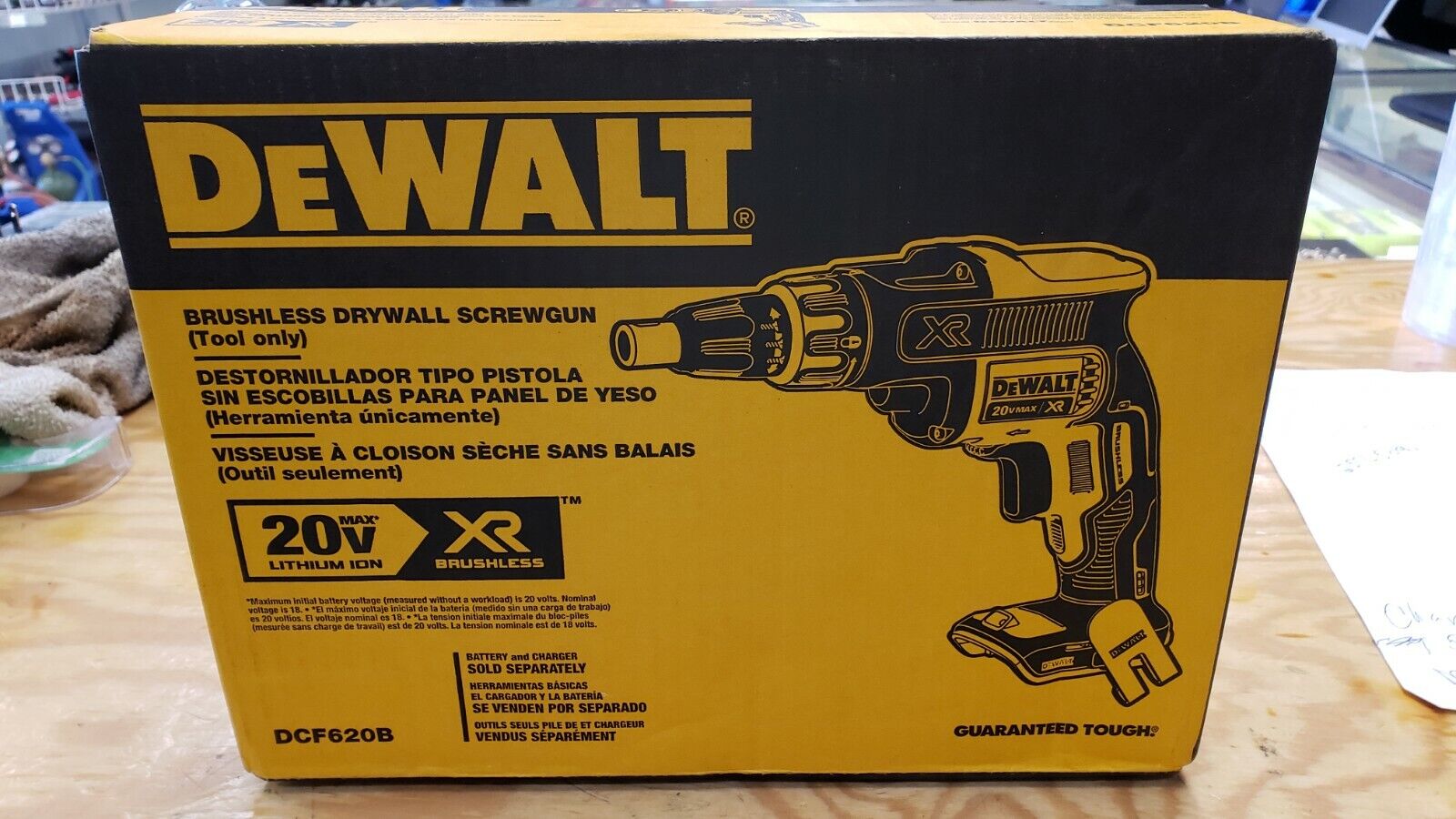 DeWALT DCF620B 20V MAX-XR Li-Ion Cordless Brushless Drywall Screwgun IN-BOX for sale online