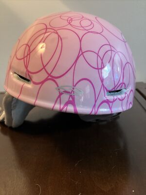 Smith Small Pink  Fairy  Snow Helmet Ski -matches  fairy  Smith Goggles 4sale!