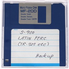 S-900 Latin Perc TR-727 Etc Backup Akai S900 Format Floppy Disk