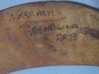 Vintage Wooden Australian Boomerang Narrana Aboriginal Art May have Exhibit #18 — photo 9