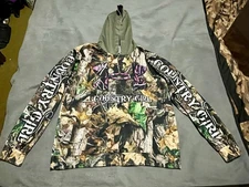 COUNTRY GIRL Women's Pink Camo Hooded Sweatshirt Hoodie 2x