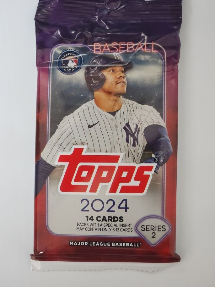 SINGLE PACK of 2024 Topps Series 2 Retail Box (14 Cards Per Pack