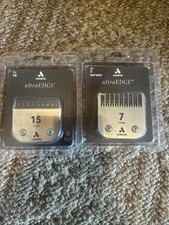 2 New Andis UltraEdge GROOMING BLADES 7 Skip Tooth & 15