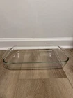 Pyrex Casserole Baking Dish #233-R Clear Glass 13x9x2 3Qt 3L Lasagna Pan Vintage