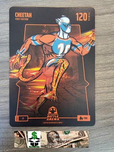 Bo Jackson Battle Arena Cheetah Tyreek Hill FIRE Card #21 1st Edition