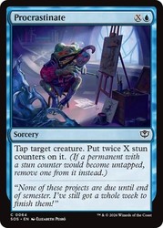 Procrastinate #64 Foil Common - Secrets of Strixhaven