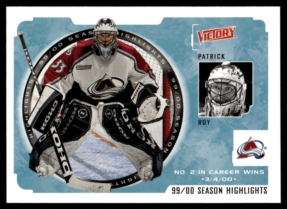 2000-01 Upper Deck Victory Patrick Roy Colorado Avalanche #244