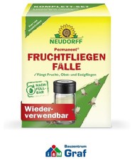 NEUDORFF Permanent FruchtfliegenFalle Obstfliegenfalle, nachfüllbar /#860608
