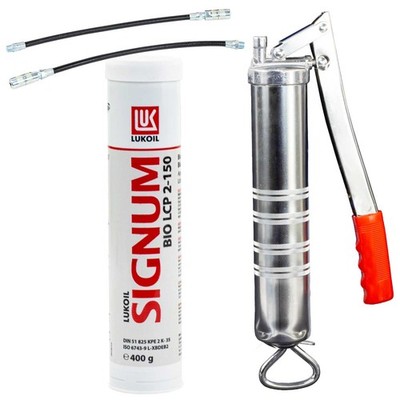 Lithium-Kalzium Lukoil 58954486 Signum BIO LCP 2-150 400g + Fettpresse BockTec