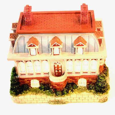 Dept 750 Liberty Falls Art Museum Bridge Christmas AH204&226 2000 Handcrafted