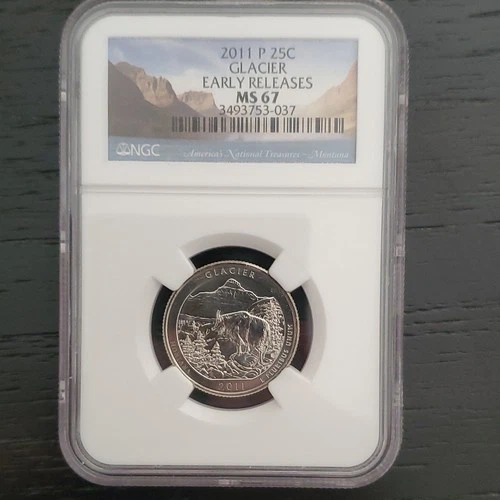 2011-P America the Beautiful Quarters Glacier — photo from another recent sale