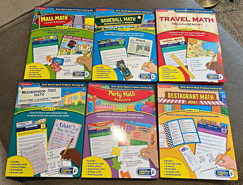 Lakeshore Real-World Math Problem Solving Kits grades 3-5 and 4-5