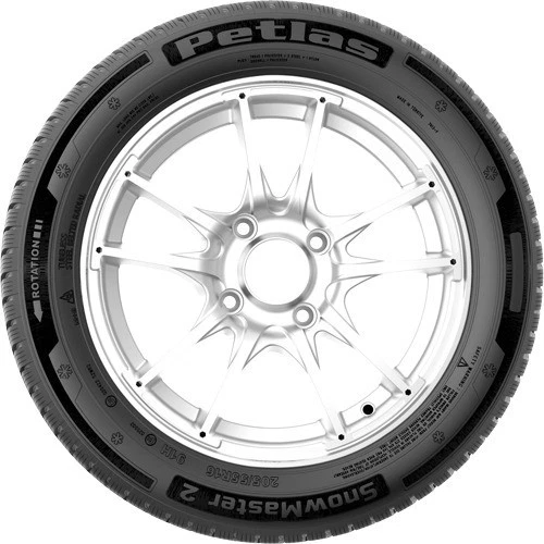 215/65 R16 102H Neumáticos de Invierno PETLAS SNOWMAS2XL XL Auto - Imagen 3 de 4