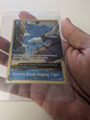 One Piece TCG Gravity Blade Raging Tiger Alt Art OP06-058 Englisch