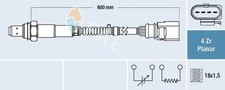 Lambdasonde 77697 FAE für VW AUDI SEAT SKODA CUPRA