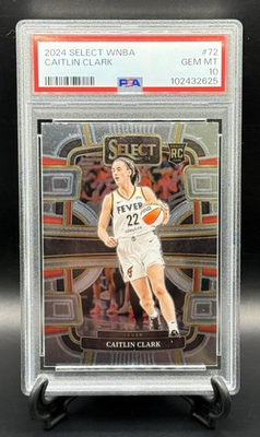 #ad 2024 Panini Select Caitlin Clark Rookie RC #72 WNBA PSA 10 Gem Mint $89.99