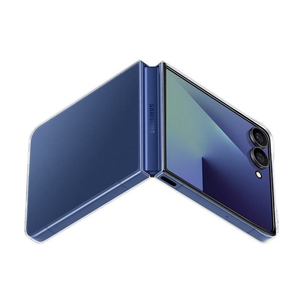 Original Samsung Clear Case EF-AF766 Transparent FüR Galaxy Z Flip7-image