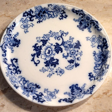 Colton Burslem Transferware Plate England Nankin Pattern