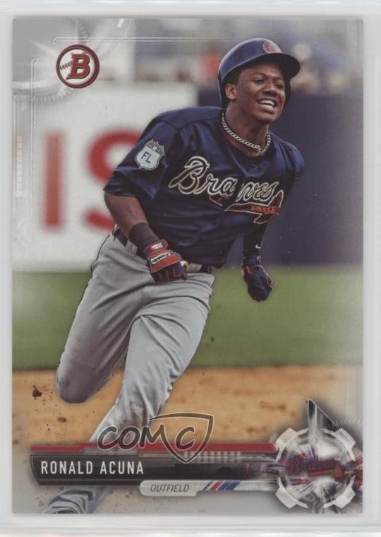 2017 Bowman Draft Silver 4/499 Ronald Acuna Jr Ronald Acuna #BD-39 5j0