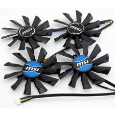 Pair Fans Cooler Fan For MSI GTX 950 960 970 PLD10010S12HH 94mm Graphics Card