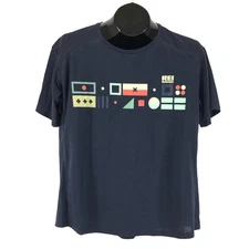 REI Co-op Active Pursuits Short Sleeve Tee Women's Large Graphic Print Outdoor