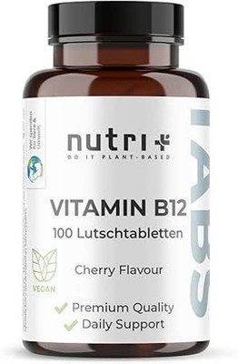 Vitamin B12 500µg (mcg) - vegan  - 100 Lutschtabletten