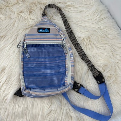 KAVU Yoho Sling Rucksack Crossbody Backpack Bag Purse - Simple Stripe 13 
