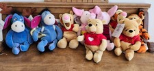 Disney Bean Bags Winnie the Pooh, Tigger, Piglet and Eeyore Assortment Lot of 9