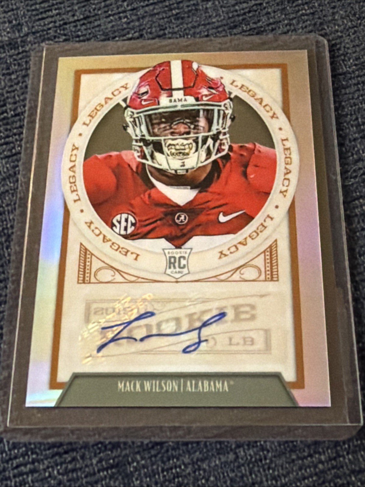 Mack Wilson Panini Legacy #184 Premium Edition-Silver